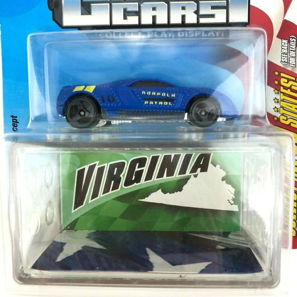 Hot‎ Wheels Connect Cars VIRGINIA Cadillac Cien Concept Car Blue Die Cast 1/64